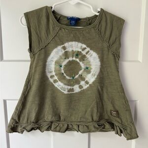 Naartjie Kids Green Short Sleeve Shirt, Size 18-24 months